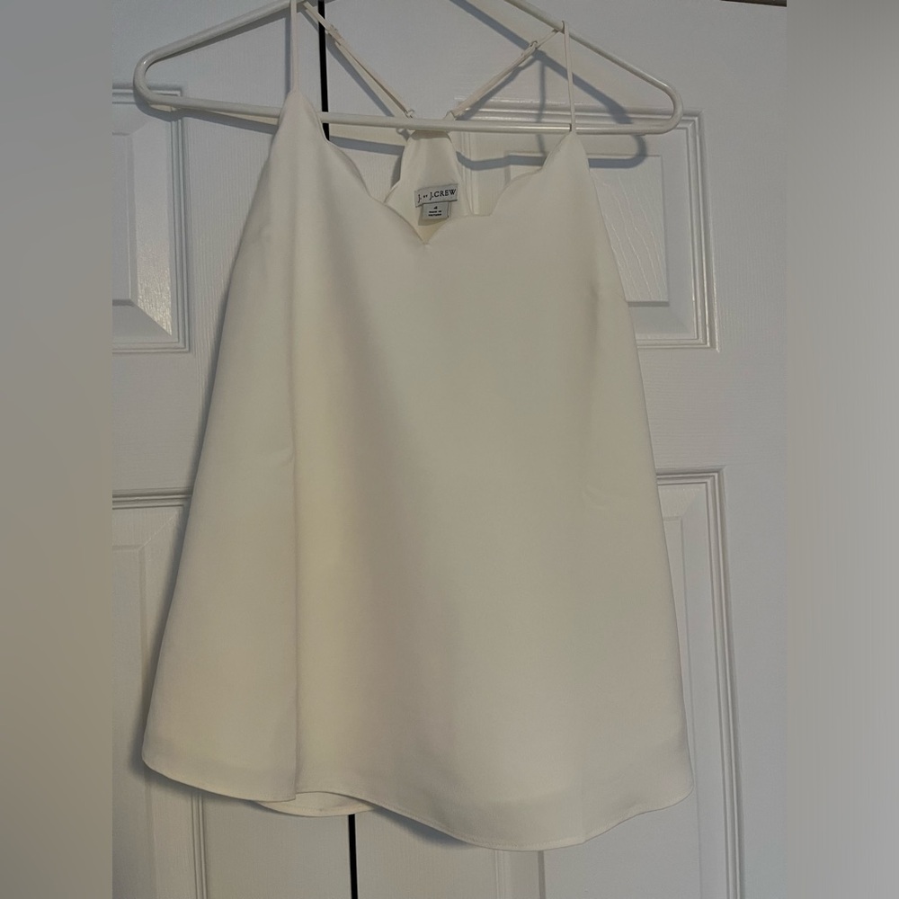 J. Crew Scalloped Camisole